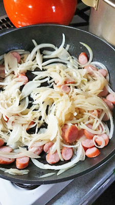 ナポリタンに塩こうじ