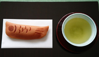 鯉菓子とお茶201805