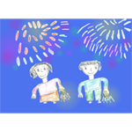 長尾 真利子 花火大会