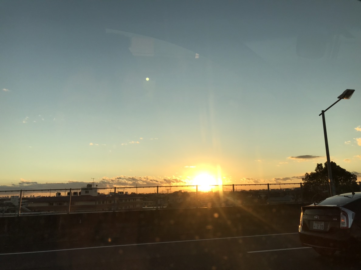 1231の夕日