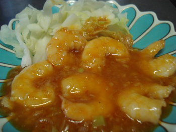芝海老のチリソース煮